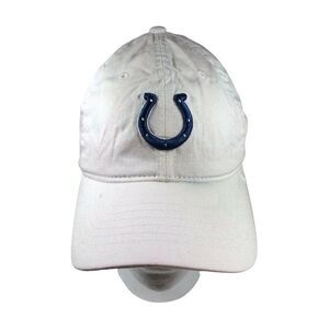 White NFL Indianapolis Colts Authentic Sideline Rbk Reebok Hat Cap White Blue